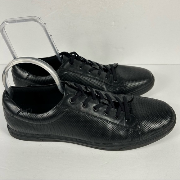 Kenneth Cole Reaction Black Textured Men’s Sneakers Size 10.5 - Picture 4 of 8